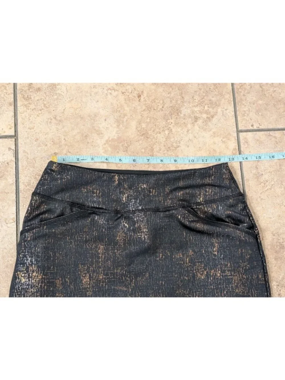 Lilly Pulitzer Luxletic Sabbia Skort Skirt XS UPF 50+ Onyx Time To Tiki Foil 16”